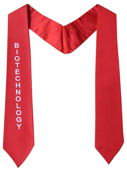 Graduation Stole With
One Side Embroidery Graduation Stole