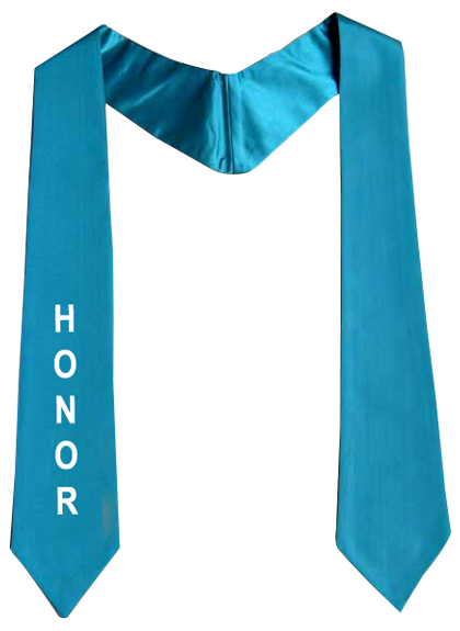 Graduation Stole With
One Side Embroidery Graduation Stole - Click here for view details