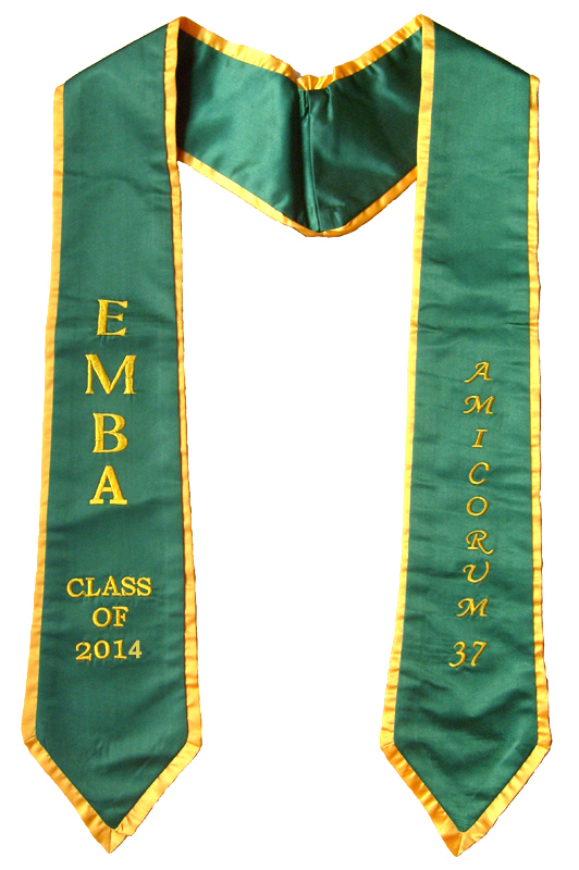 Graduation Stoles - 100% Polyester Satin Fabric