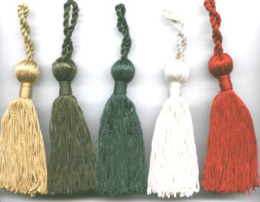 Trade wholesale suppliers Fine Rayon style Bookmark tassel Copper pack(F)