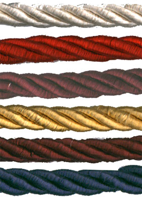 2x Lovely Tassel Cord Twisted Available in Various Colours Pack of 2 Rope Tassels 1500mm Long
