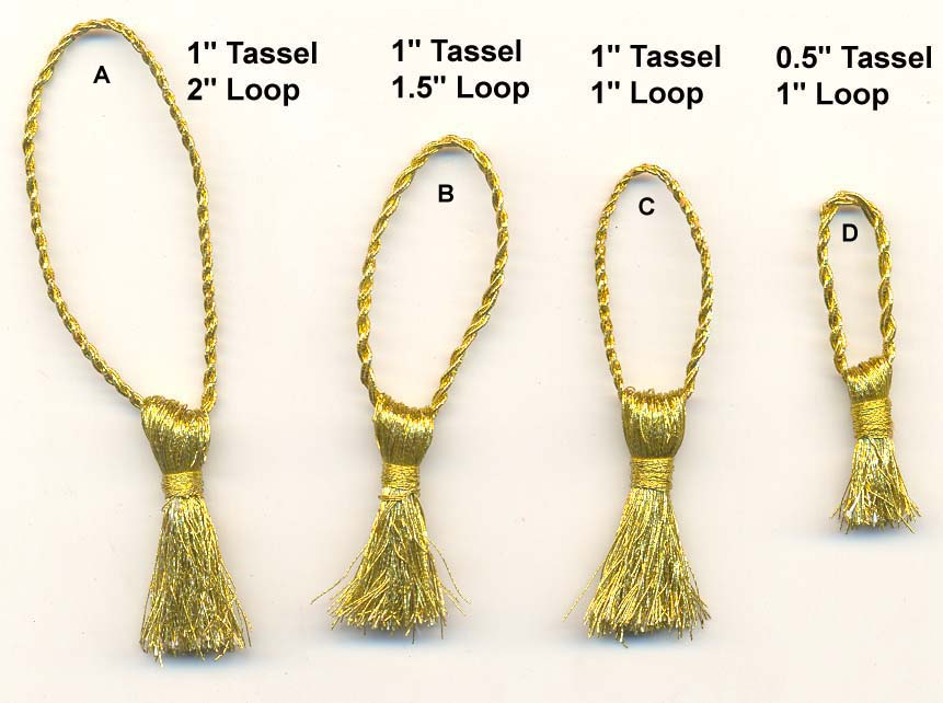 2Pcs Silky Floss Bookmark Tassels with Cord Loop for Jewelry