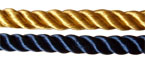 Honor Cord - LIGHT GOLD AND NAVY BLUE COLOR