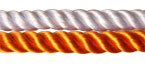 Honor Cord - ORANGE AND WHITE COLOR