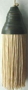 Tassel with solid brass antique finish