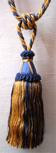 Rayon Tieback 8.5" Tassel, 40" Spread